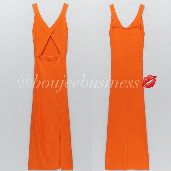 ZARA BNWT Limited Edition Cut Out Knit Dress - Picture 4 of 4